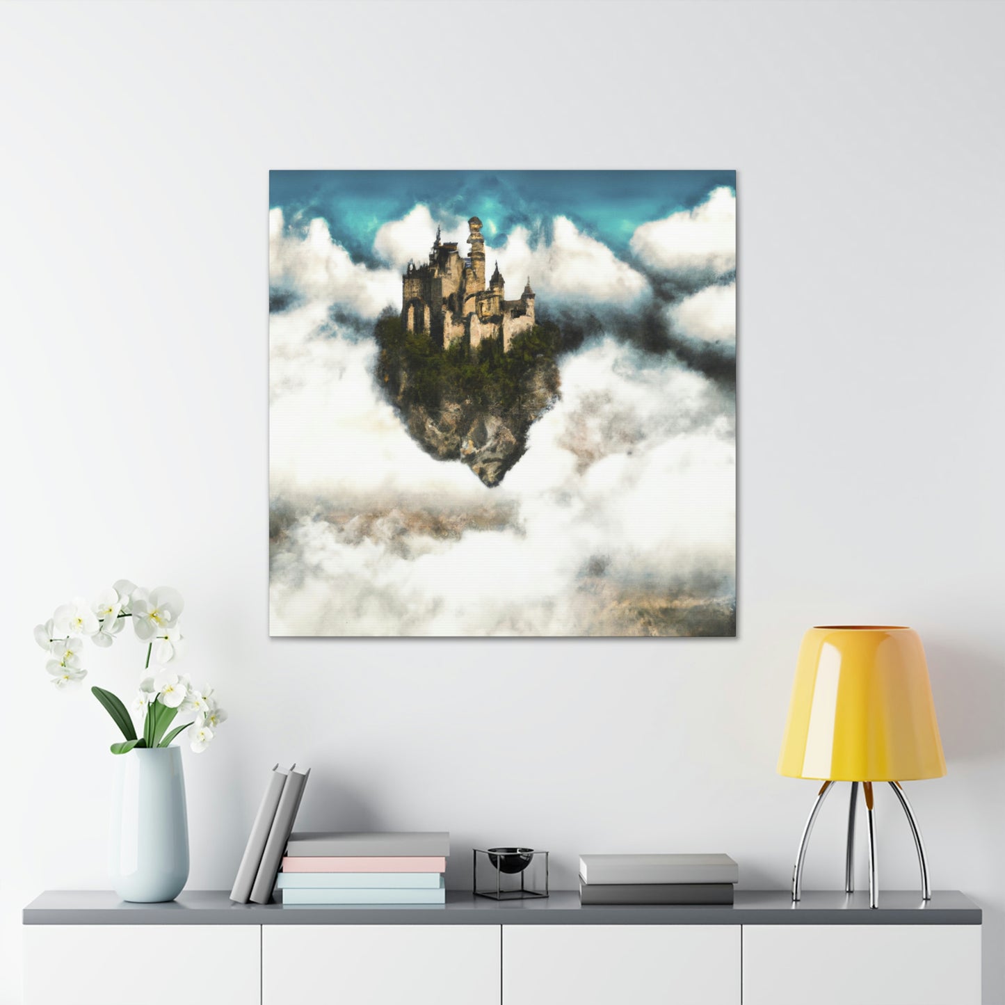 Mystic Castle in the Sky - The Alien Canva