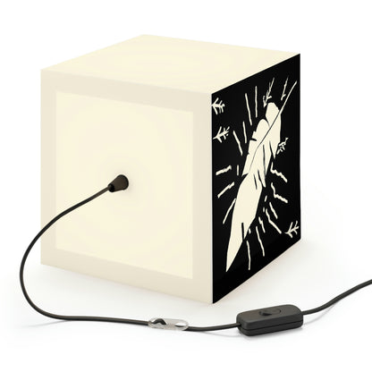 Lost in the Shadows: The White Feather's Journey - The Alien Light Cube Lamp