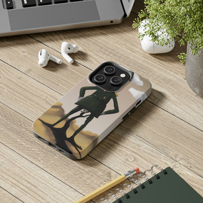 "Courage Against Despair: A Soldier's Triumph" - The Alien Tough Phone Cases