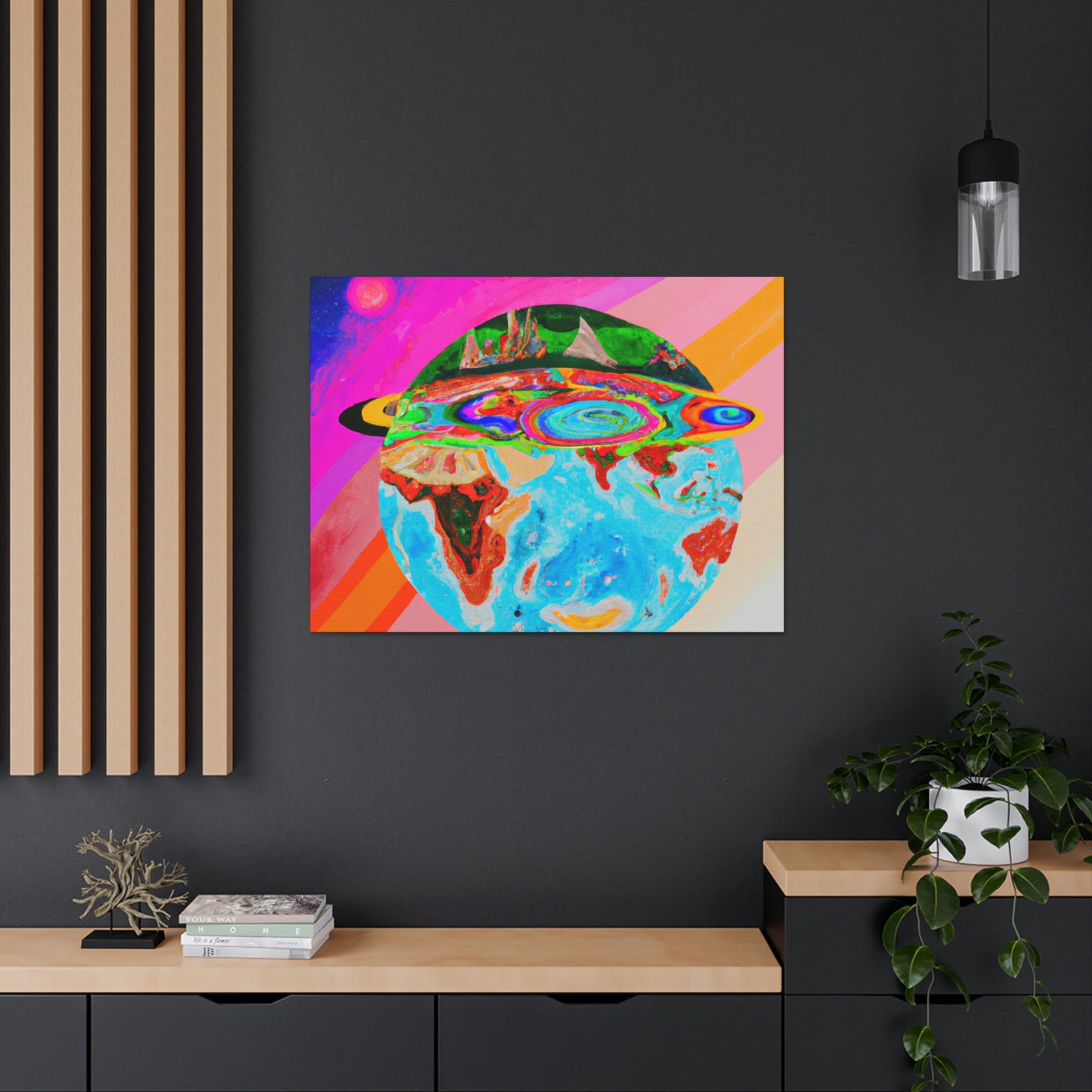 "Exploring the World Through Art" - Canvas