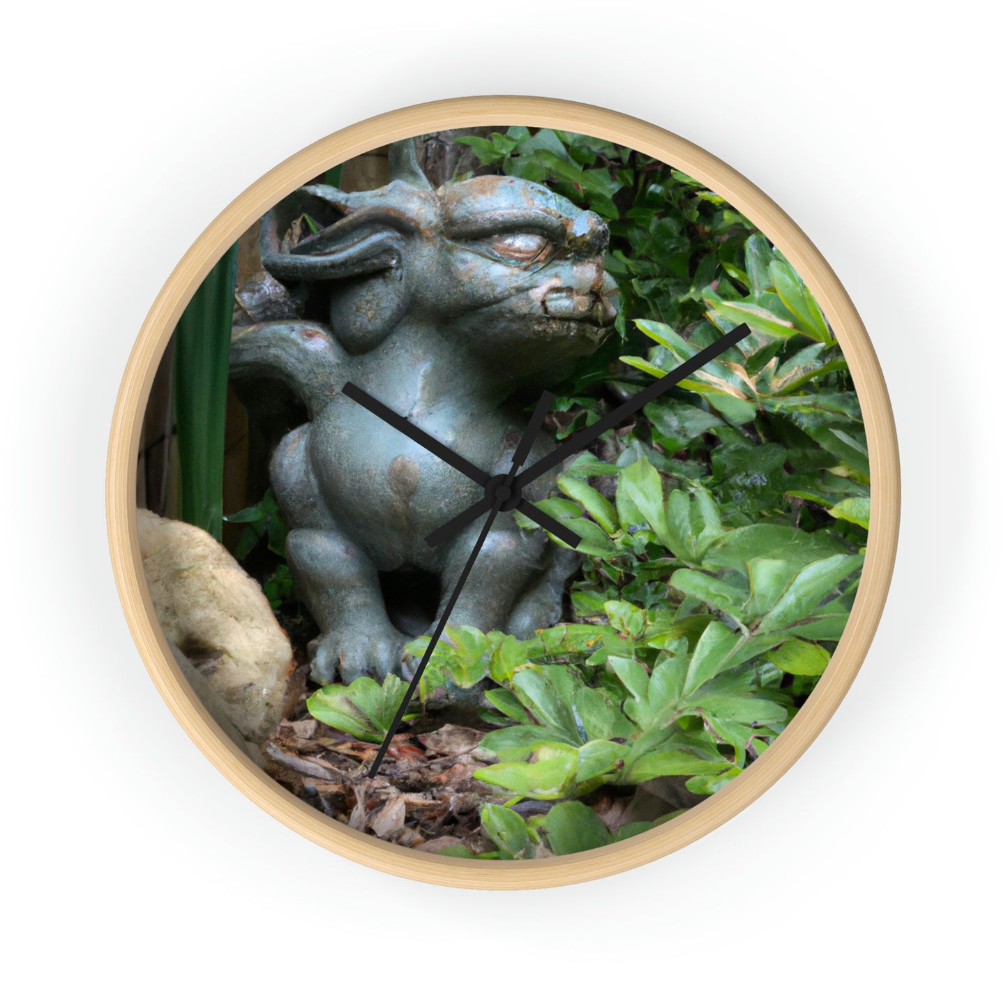 "Guardian of the Secret Garden" - The Alien Wall Clock