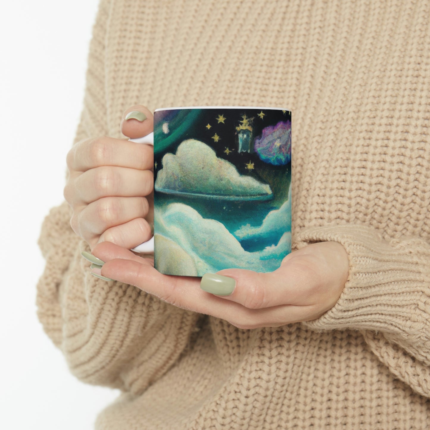 "A Sea of Diamonds in the Night" - The Alien Ceramic Mug 11 oz