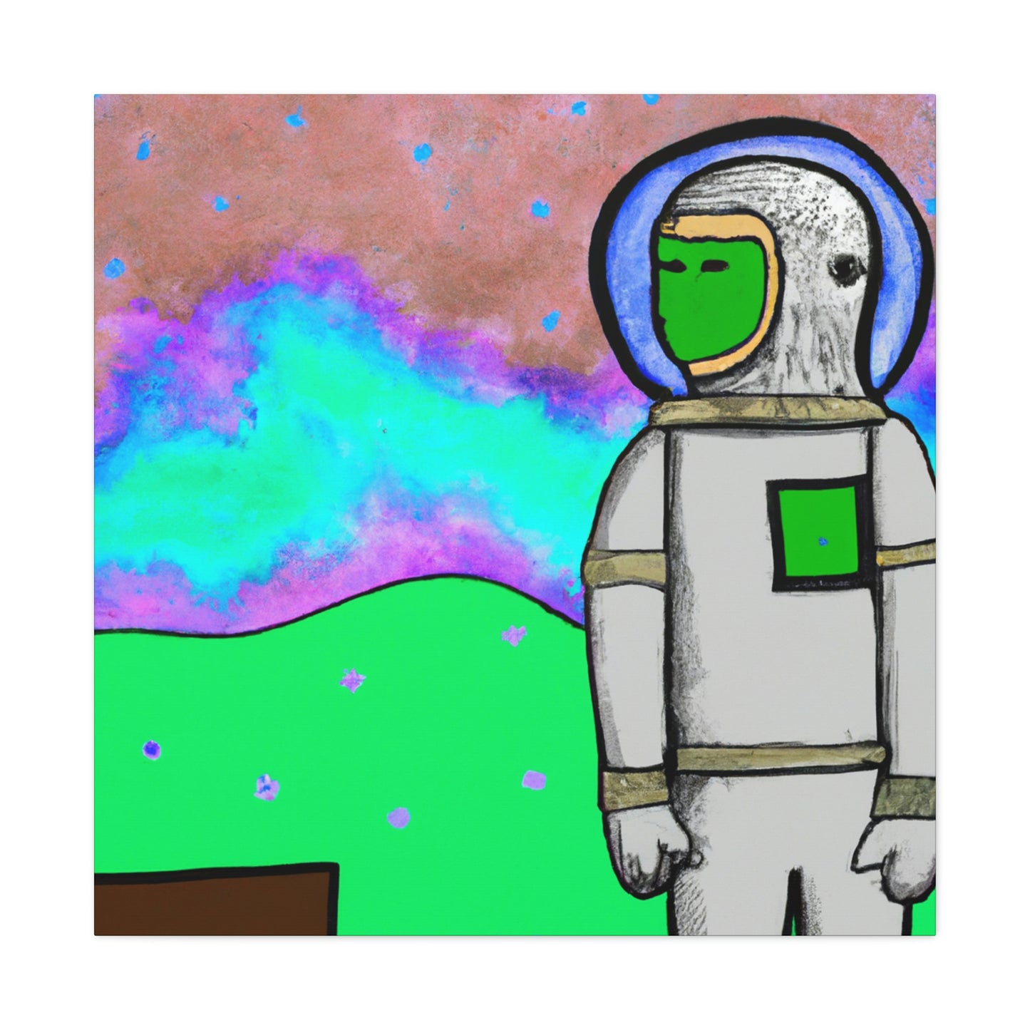 "Alone in the Alien Sky" - The Alien Canva