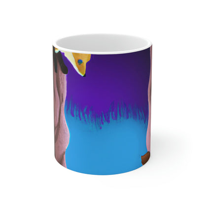 The Fox in the Cavern - The Alien Ceramic Mug 11 oz