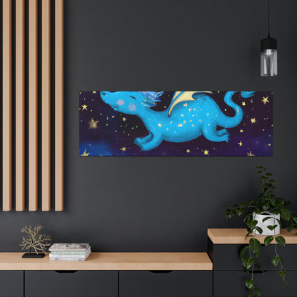 "Drifting Among the Stars: The Story of a Baby Dragon" - The Alien Canva