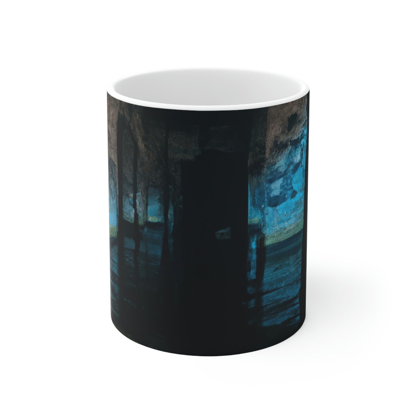 "Diving the Ruins of the Lost Underwater City" - Taza de cerámica The Alien 11 oz