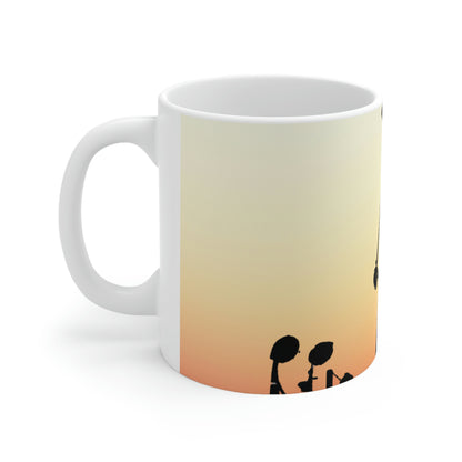 "Forgotten in the Sunset" - The Alien Ceramic Mug 11 oz