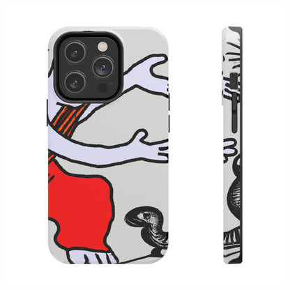 "A Blind Monk's Gentle Embrace of a Lost Dragonling" - The Alien Tough Phone Cases