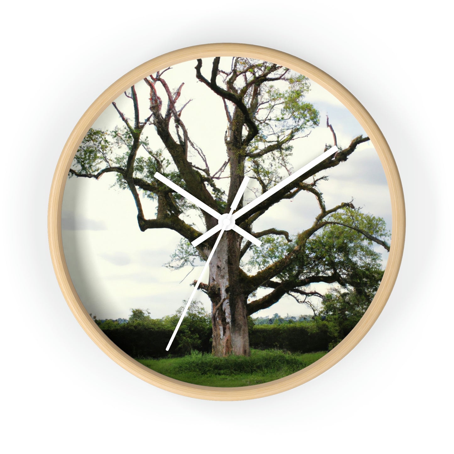 "The Ancient Tree in the Forgotten Meadow" - The Alien Wall Clock