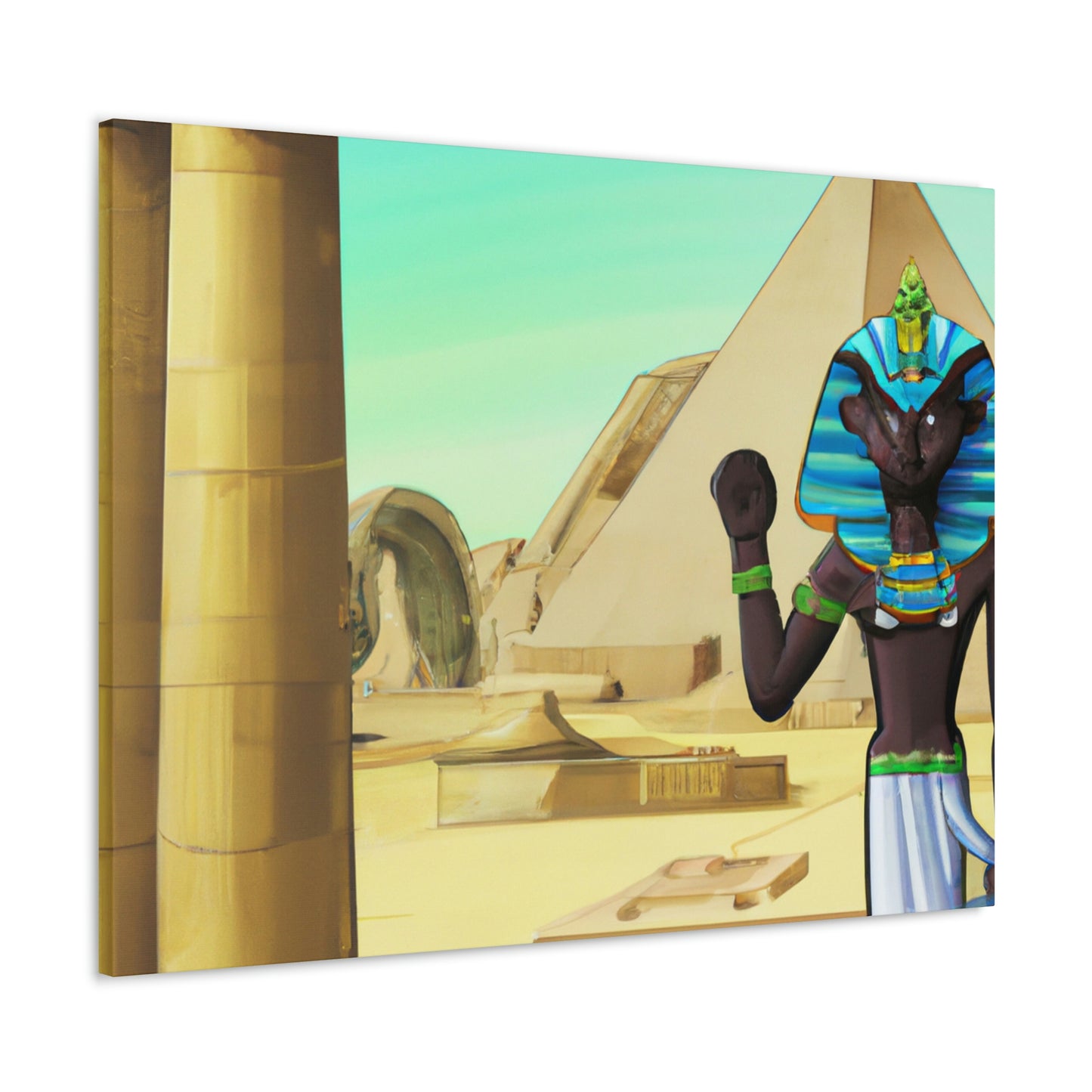 "Chrono-Clashing Pharaohs" - The Alien Canva