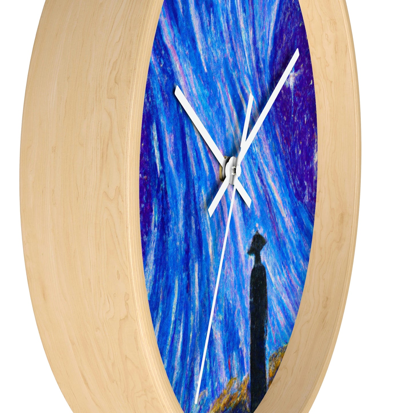 "A Starlit Solace" - The Alien Wall Clock