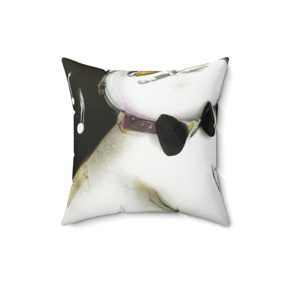 "The Magical Musician: A Cat's Tale" - The Alien Square Pillow