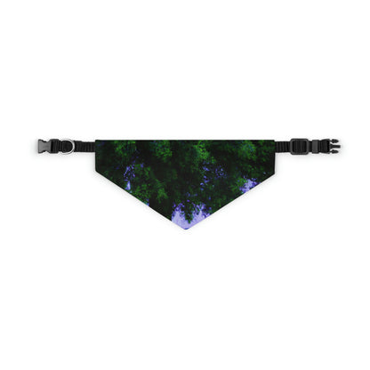 "Beneath the Rainy Sky." - The Alien Pet Bandana Collar