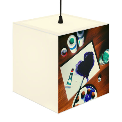 "Transforming Pain into Art" - The Alien Light Cube Lamp