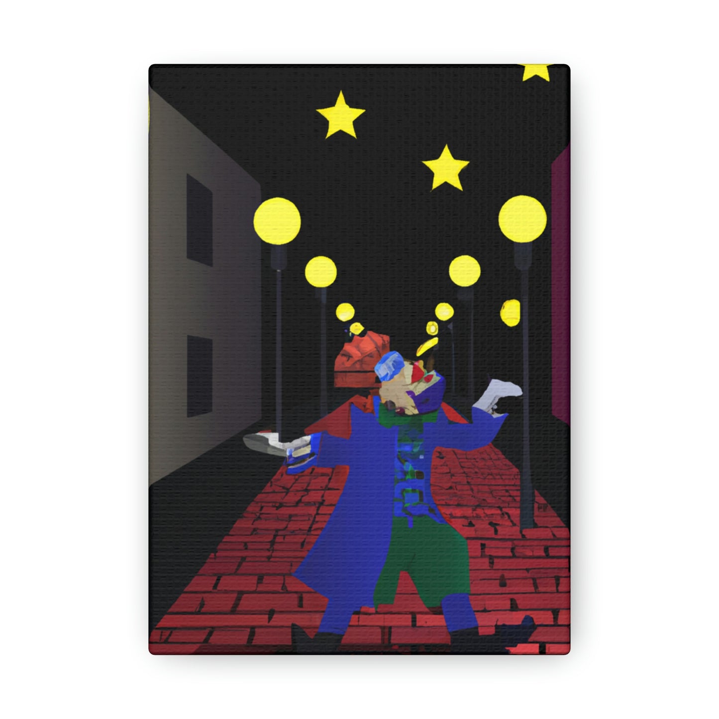 "Alley Star Juggler" - The Alien Canva