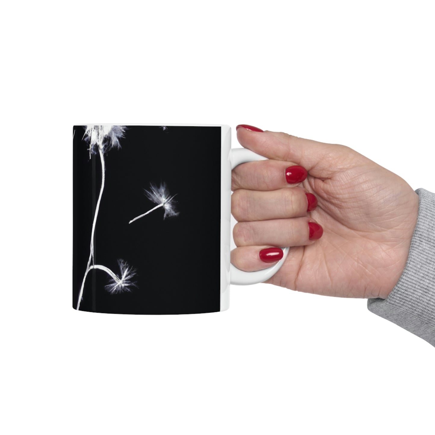 „A Dandelion Flicker in the Midnight Breeze“ – The Alien Keramiktasse 11 oz