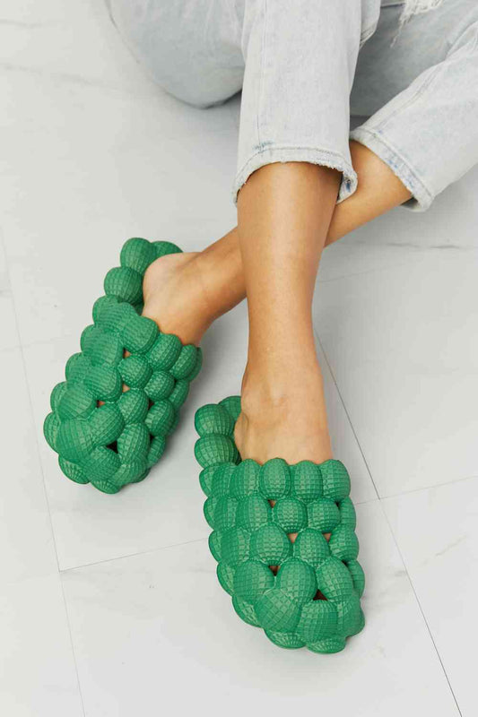 NOOK JOI Chanclas Laid Back Bubble en verde