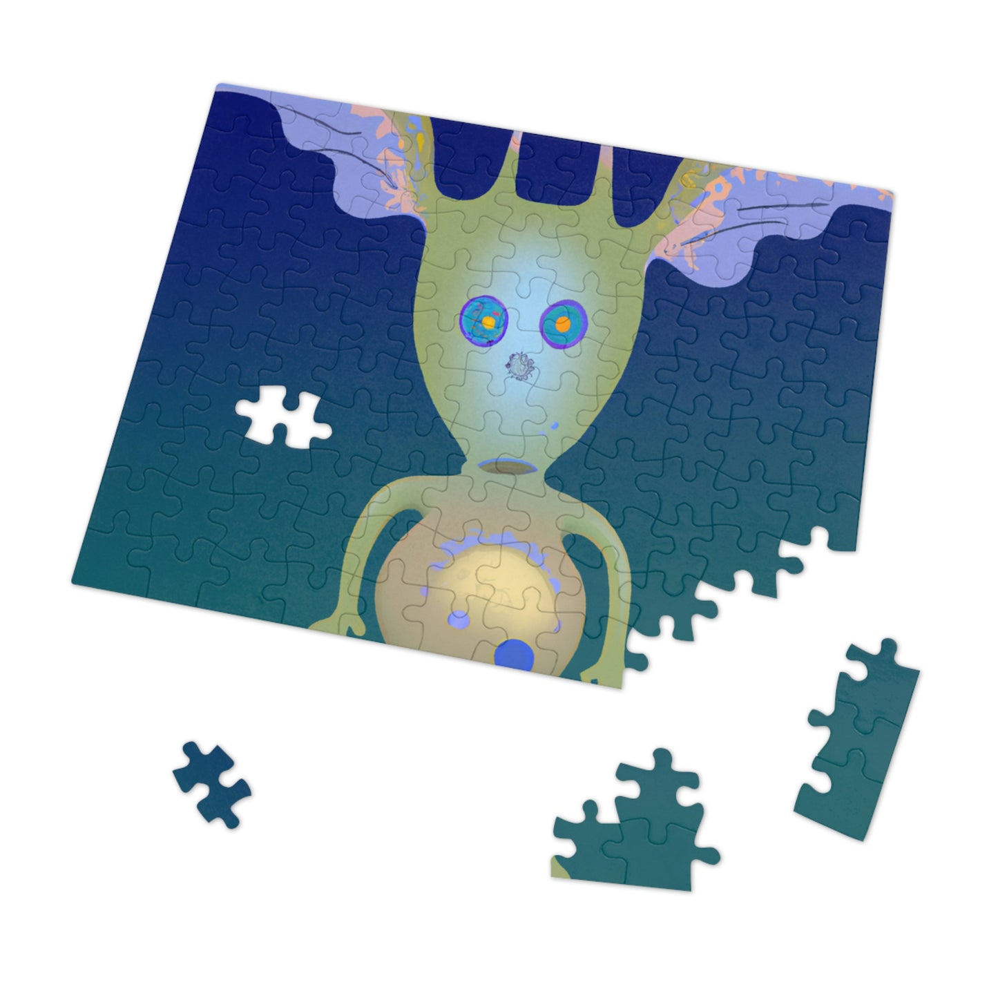 "Creating an Intergalactic Companion: Designing an Alien Pet for Kids" - The Alien Jigsaw Puzzle