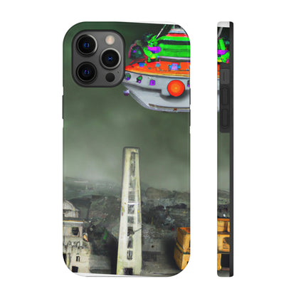 "Rätsel in den Ruinen" - Die Alien Tough Phone Cases