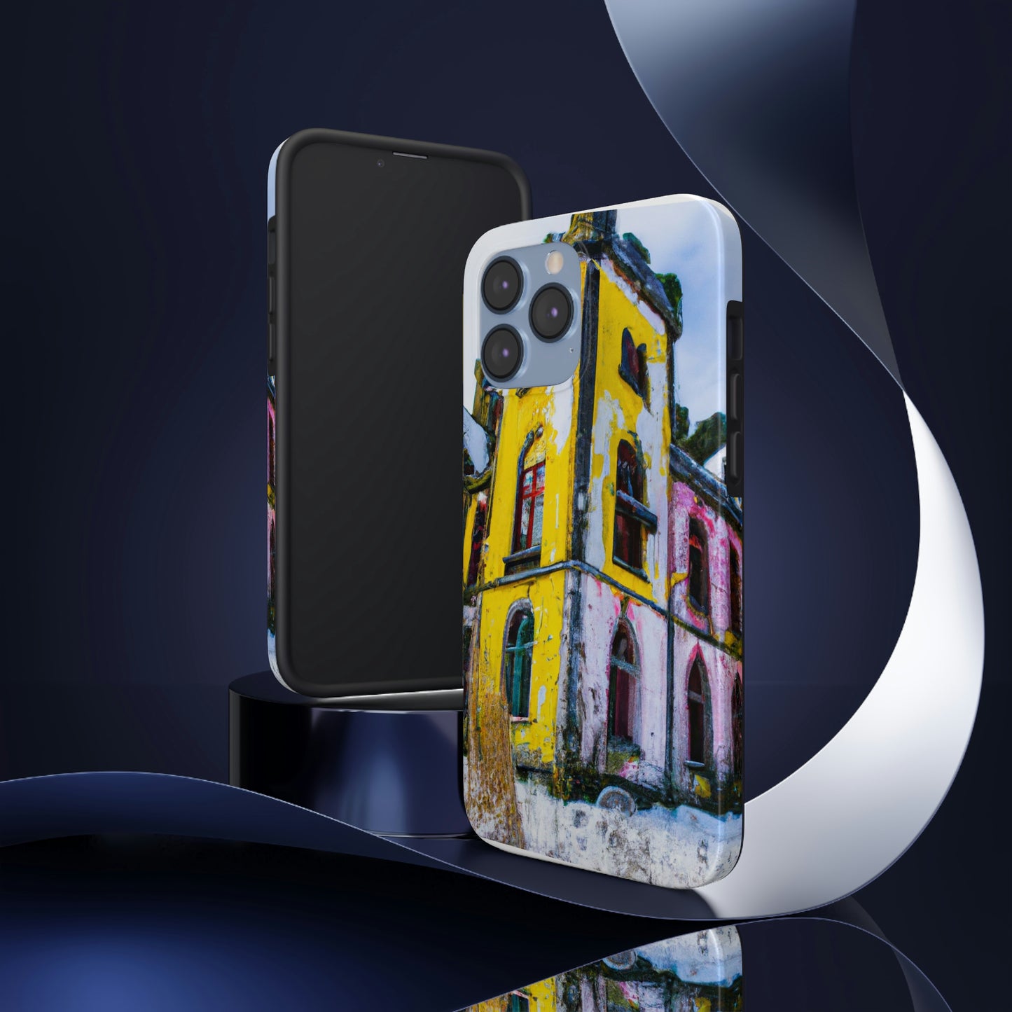 "Schloss aus Schnee und Schatten" - Die Alien Tough Phone Cases