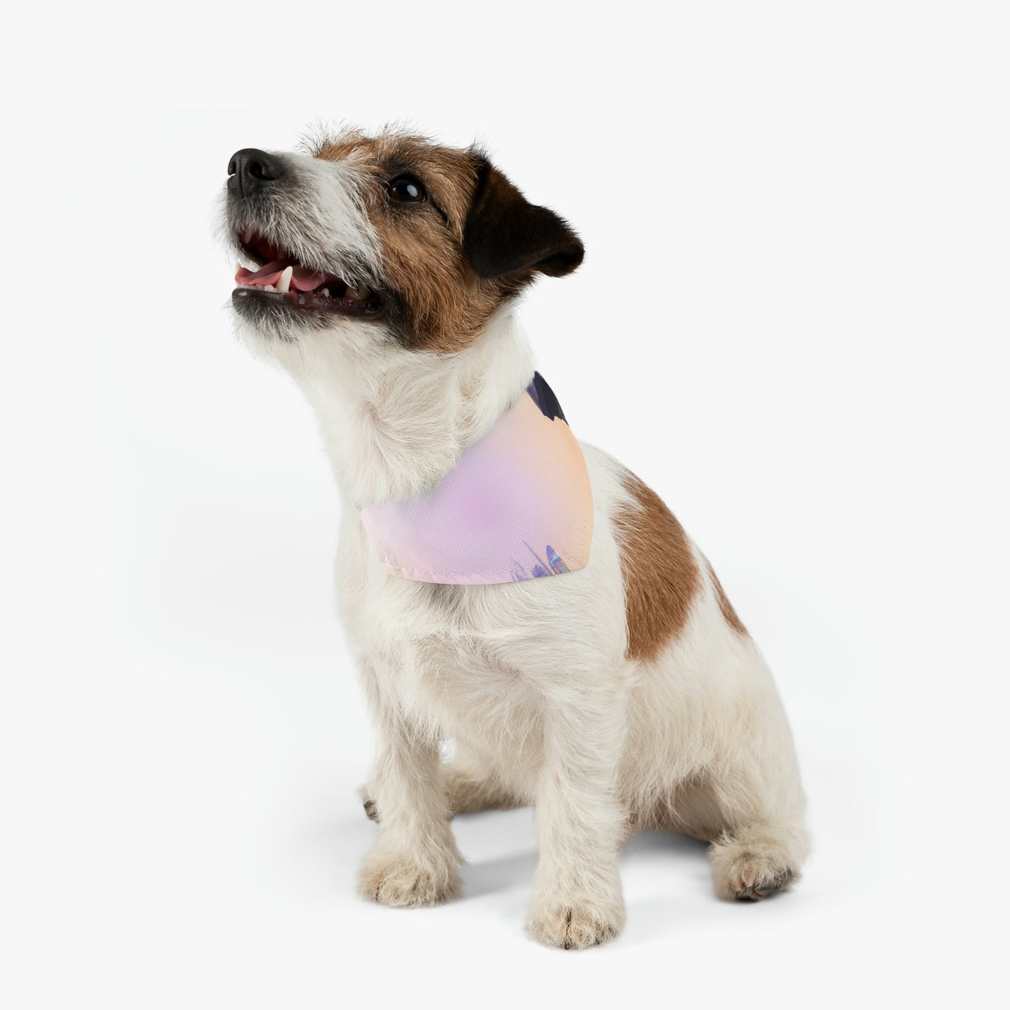 "Lost in the Cosmic Mist" - The Alien Pet Bandana Collar