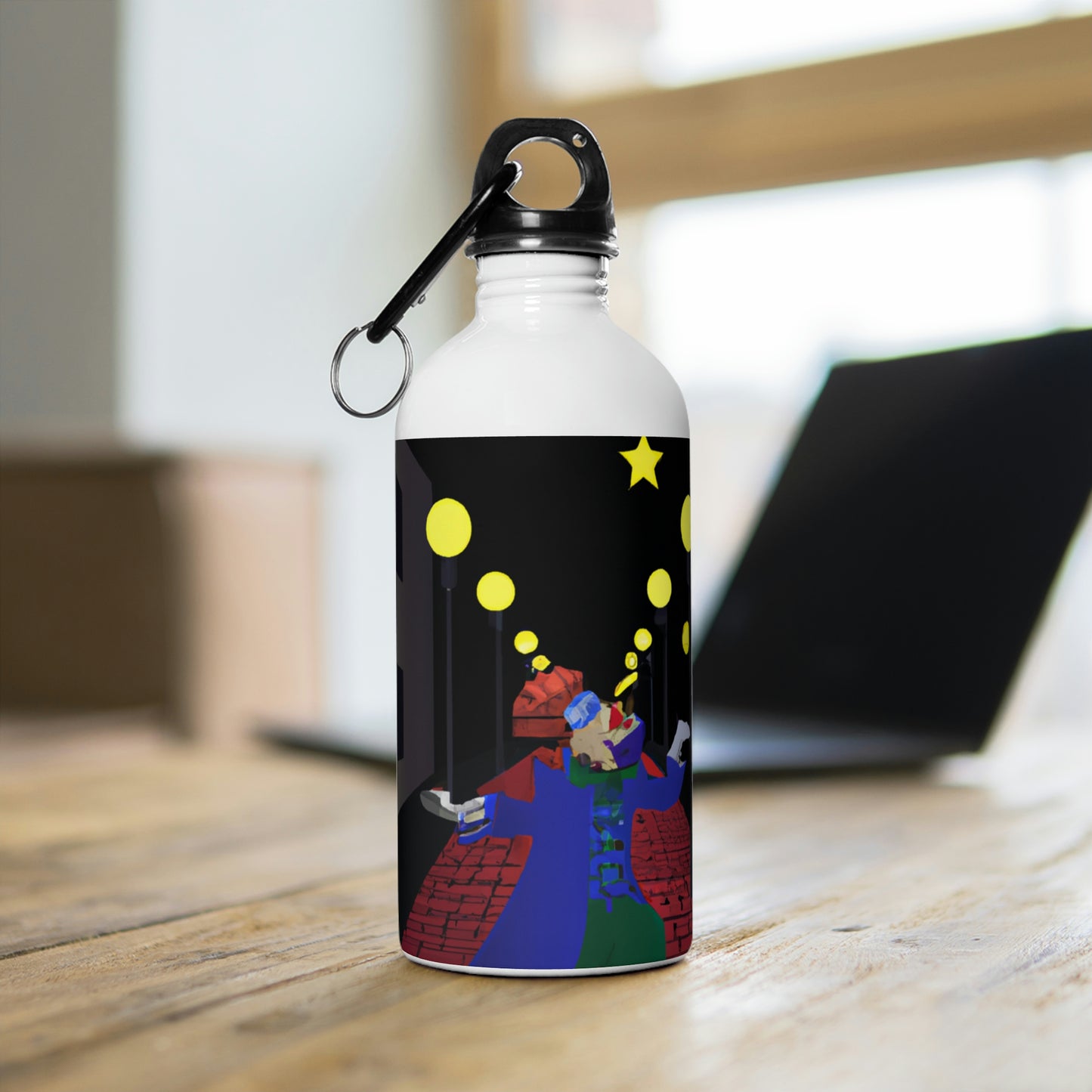 "Alley Star Juggler" - The Alien Stainless Steel Water Bottle