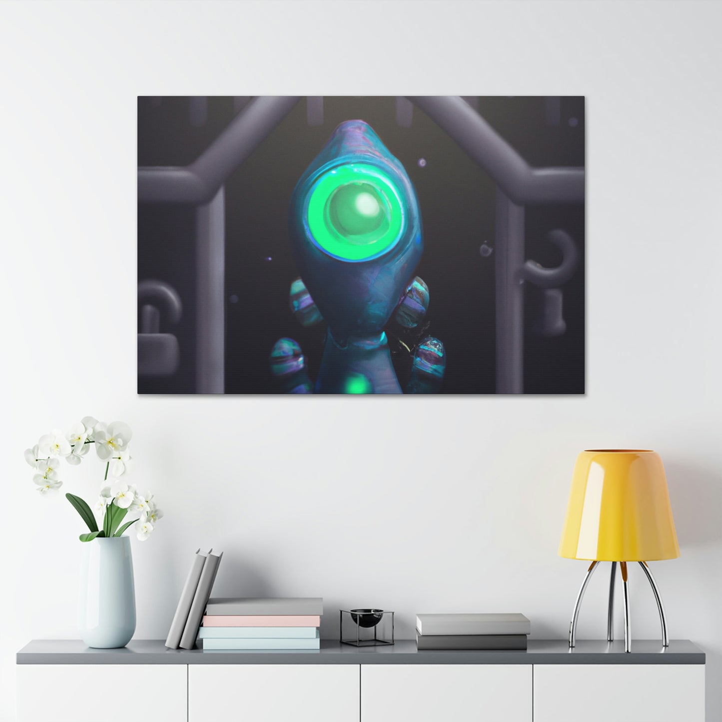 "The Secret Portal Guardian" - The Alien Canva