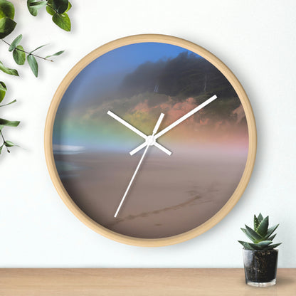 "Un reflejo pintado de la soledad" - El reloj de pared alienígena