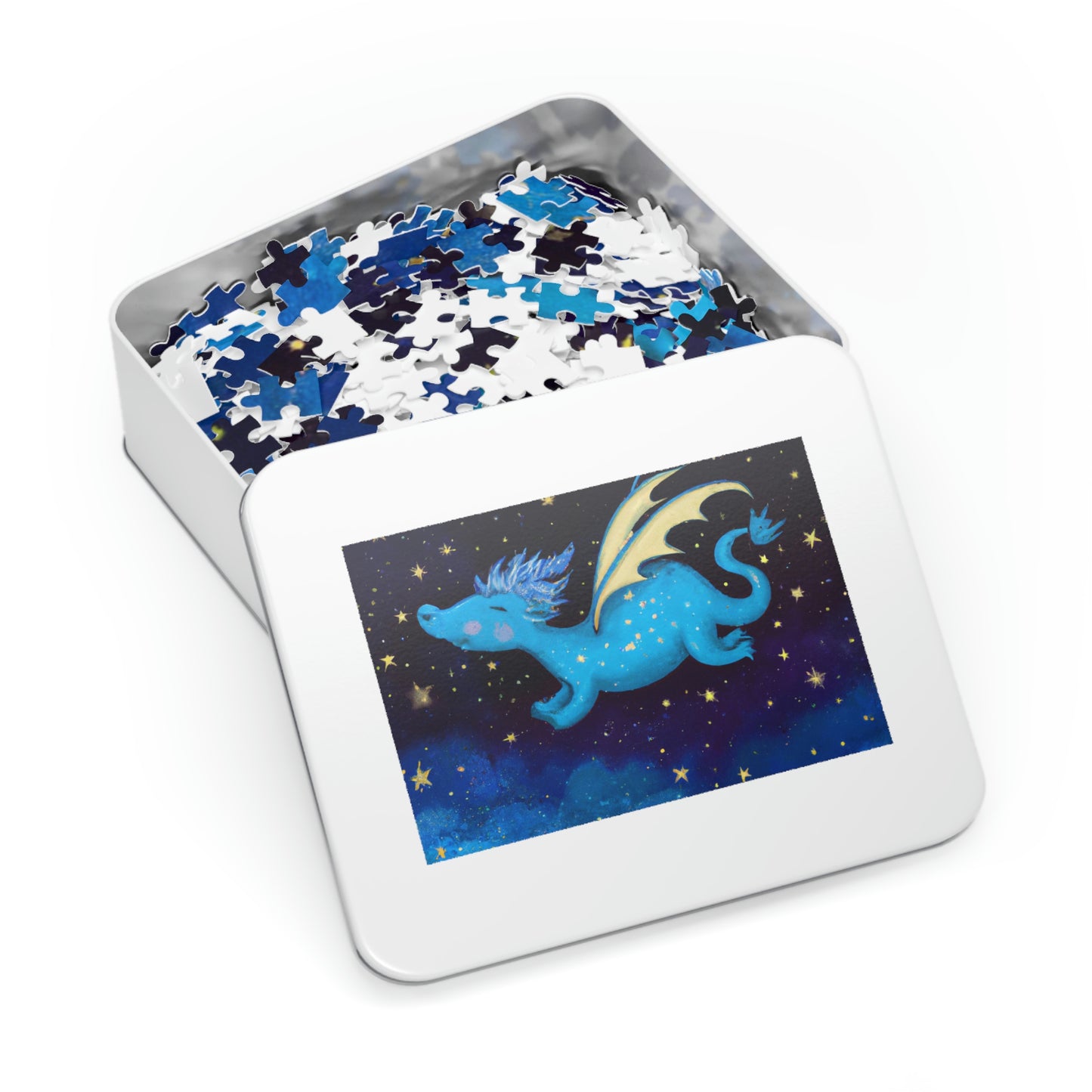 "Drifting Among the Stars: The Story of a Baby Dragon" - The Alien Jigsaw Puzzle