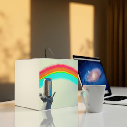 "A Toast To Possibility" - The Alien Light Cube Lamp