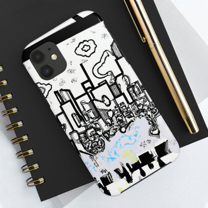 "Ghostly Haze: The Forgotten City". - The Alien Tough Phone Cases