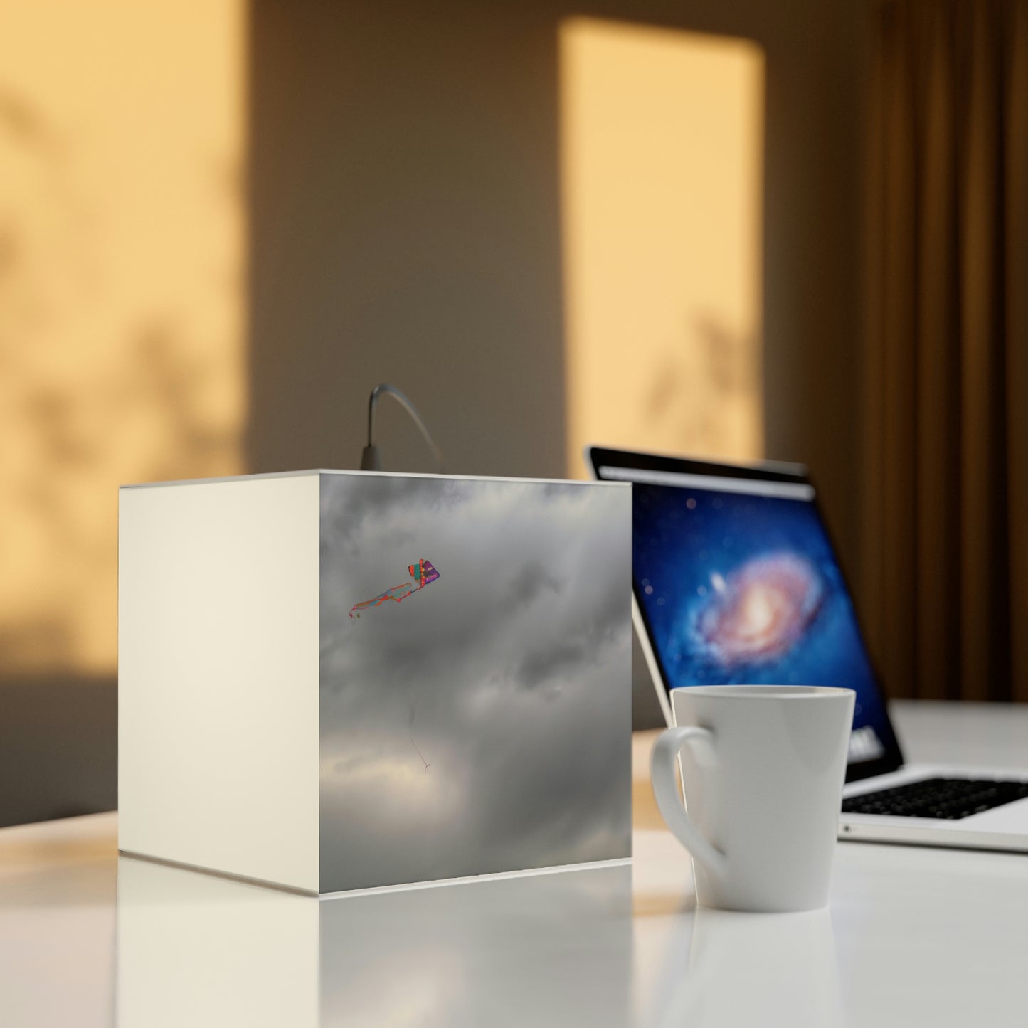 "Daring the Stormy Sky" - The Alien Light Cube Lamp