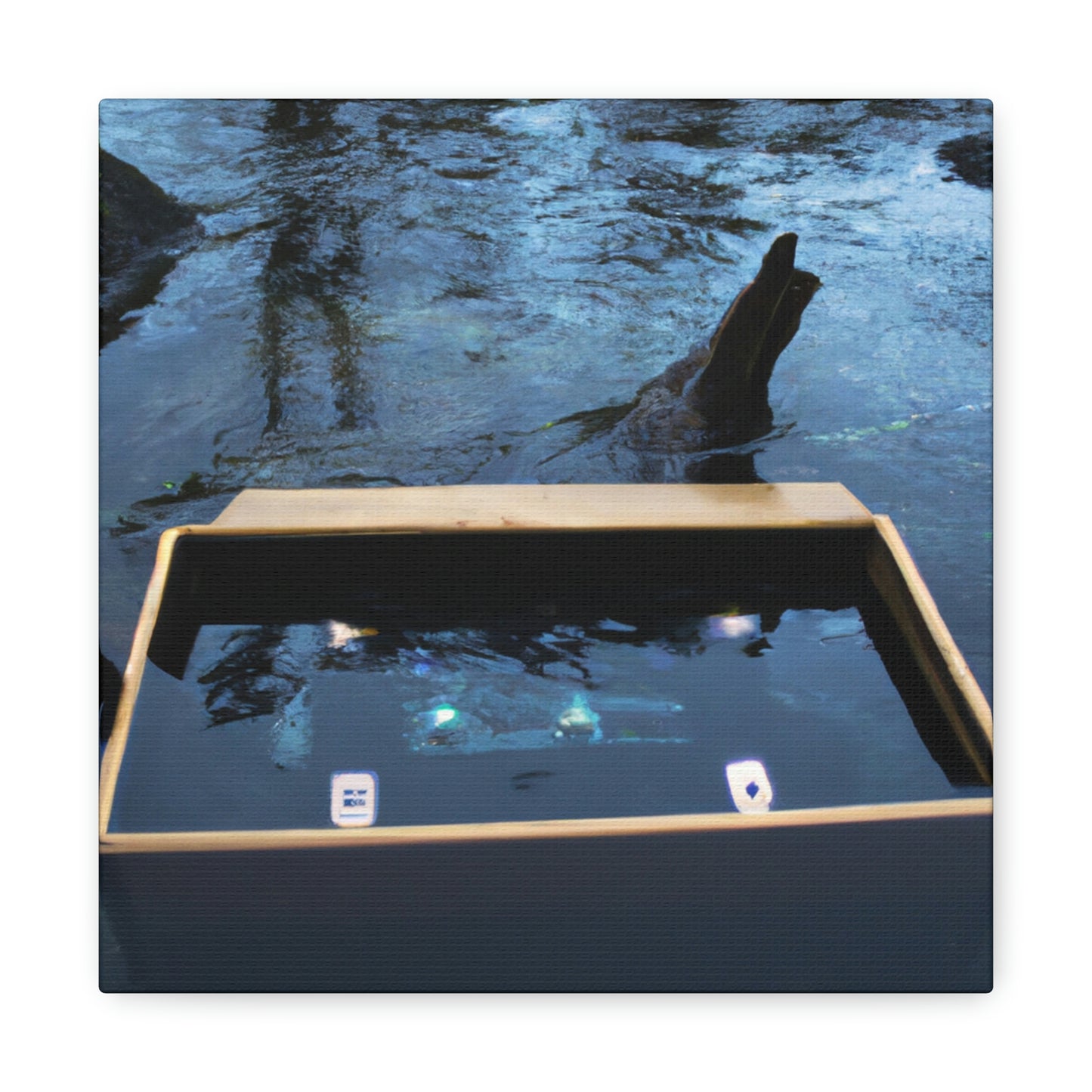 "The Floating Mystery Box" - The Alien Canva