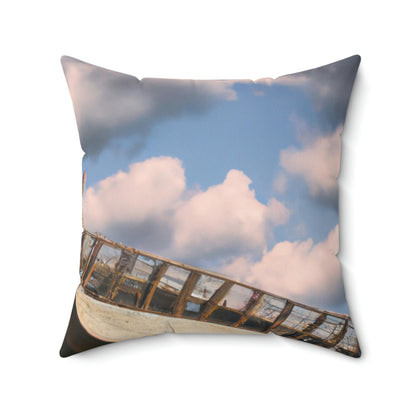 "A Boat Adrift: The Lost Legacy of the Sea." - The Alien Square Pillow