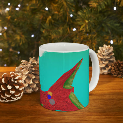 The Mysterious Flying Fish and Its Enigmatic Secret - The Alien Ceramic Mug 11 oz