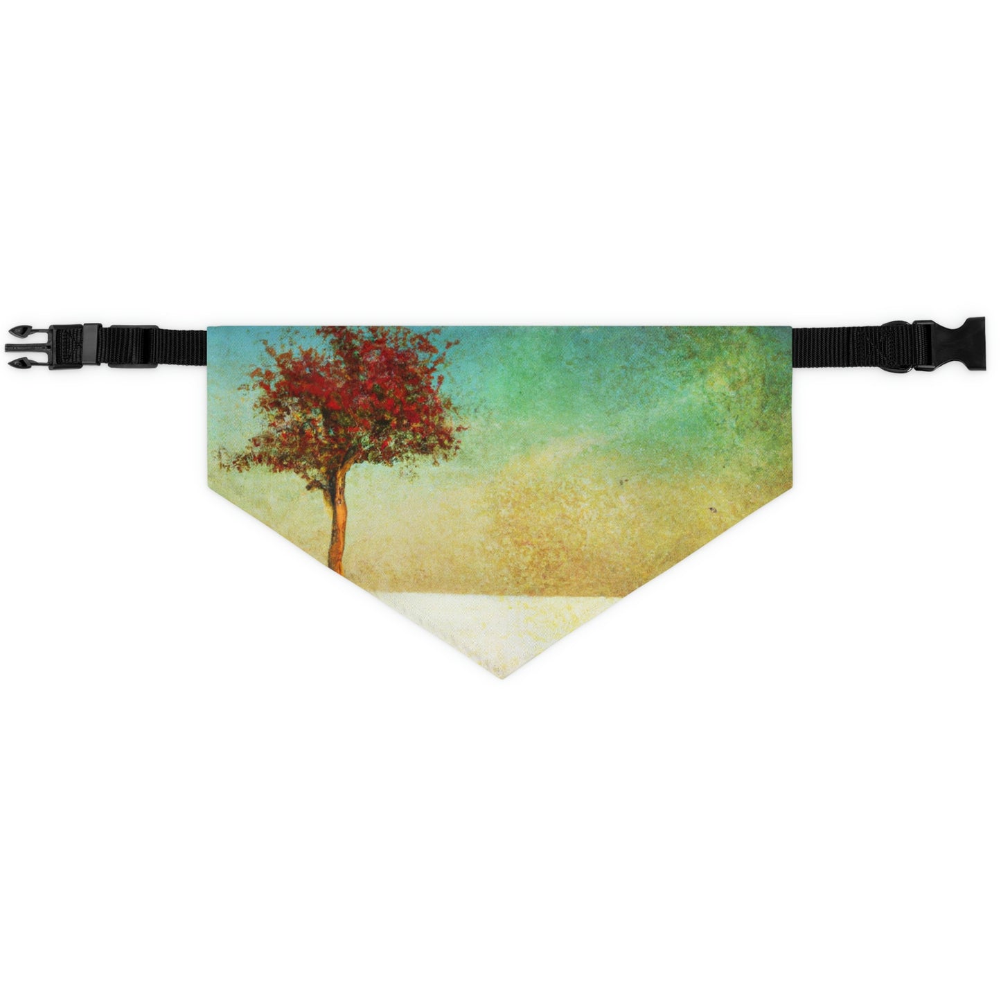 "Alone in the Snowy Meadow" - The Alien Pet Bandana Collar