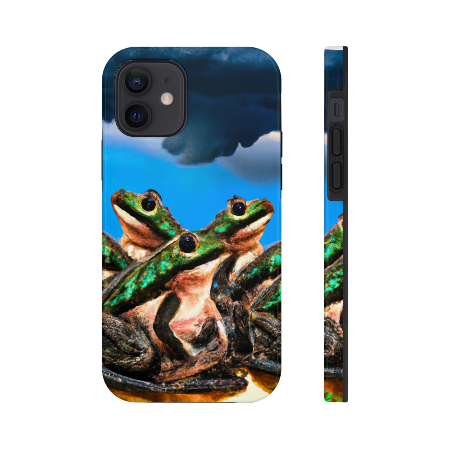 "Ein Froschchor im Gewitter" - Die Alien Tough Phone Cases