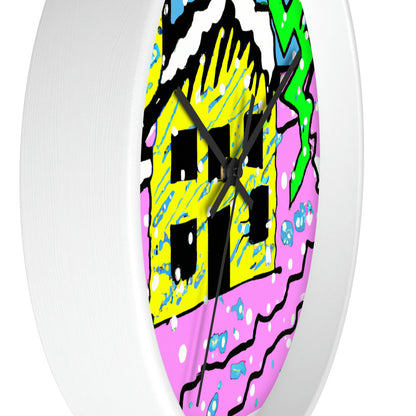 "Desolate Winter Dwelling" - The Alien Wall Clock