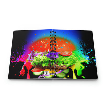 "Burger Rainbow" - The Alien Spiral Bound Journal