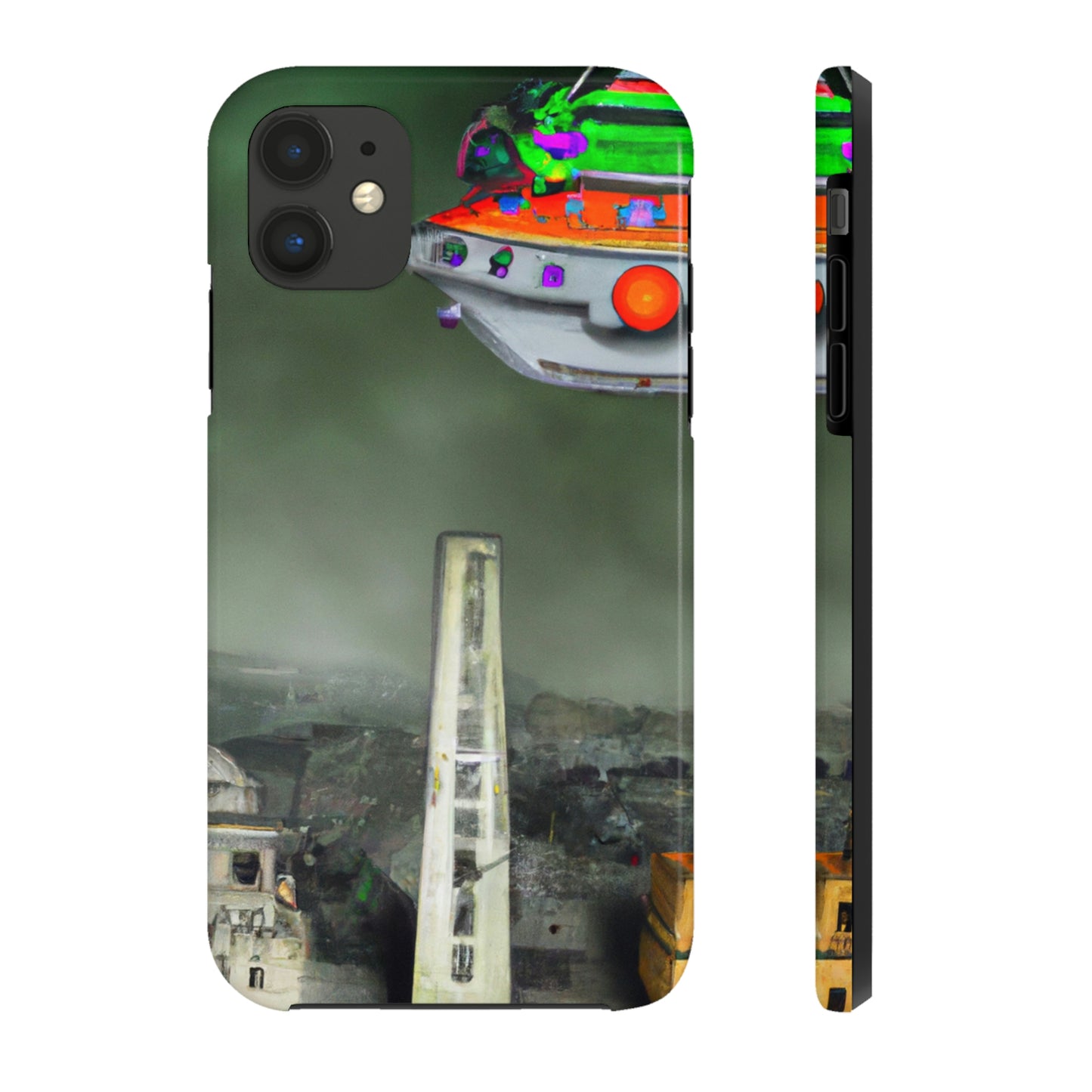 "Rätsel in den Ruinen" - Die Alien Tough Phone Cases