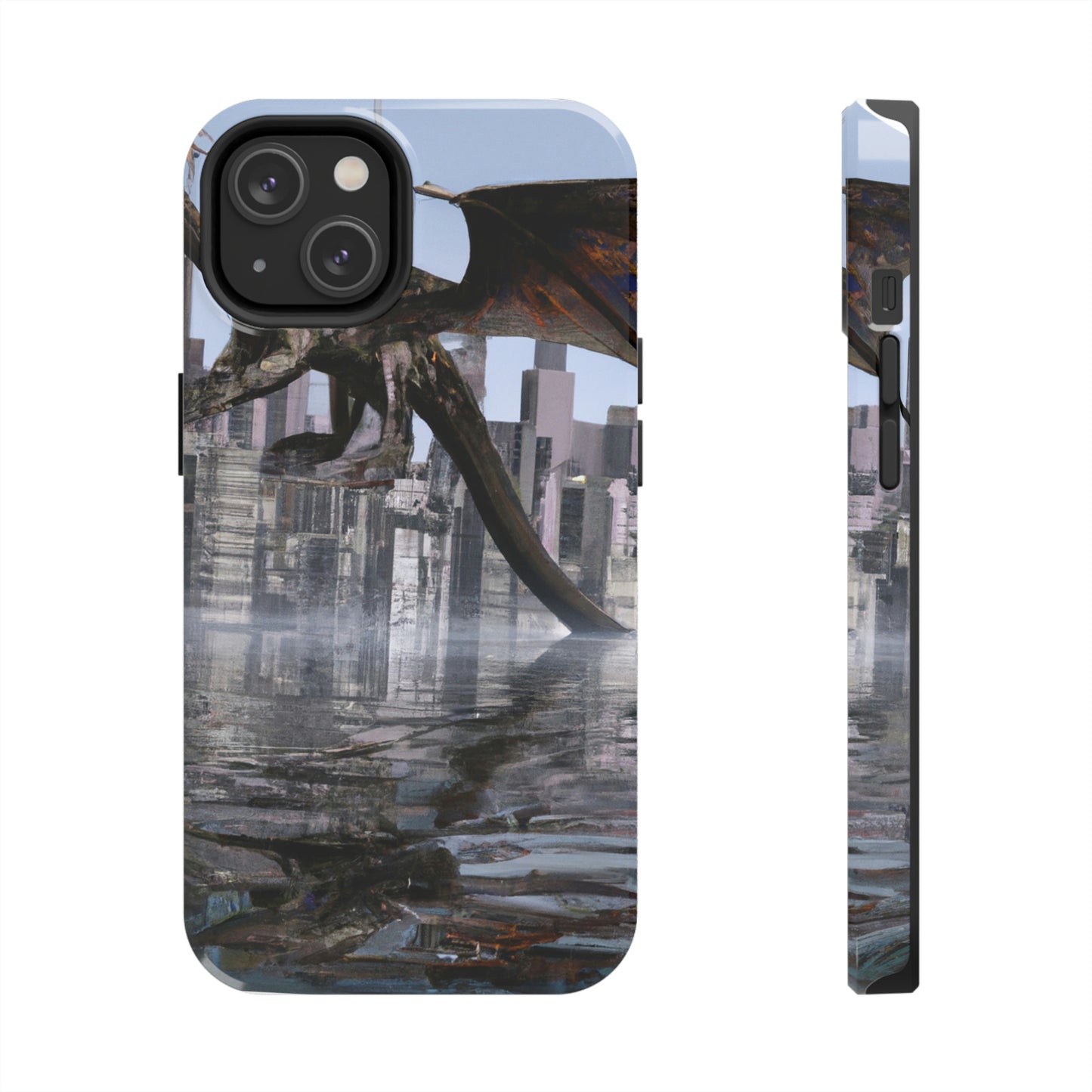 "Aufsteigend die Sintflut: Die hochfliegende Reise eines Drachen." - Die Alien Tough Phone Cases