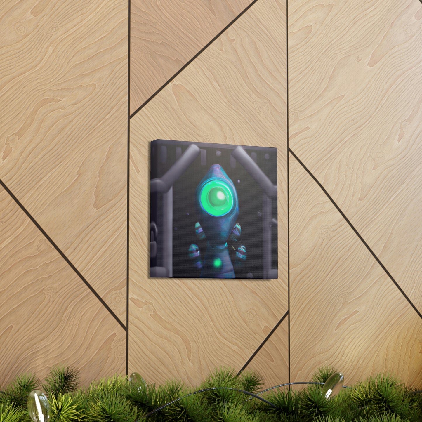 "The Secret Portal Guardian" - The Alien Canva