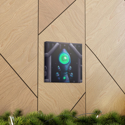 "The Secret Portal Guardian" - The Alien Canva