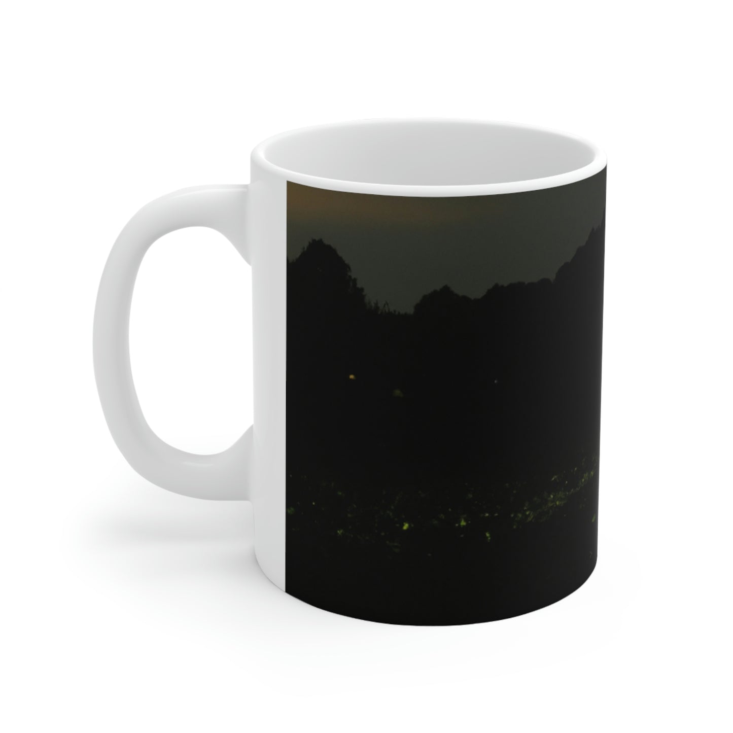 "A Thousand Fireflies in the Night Sky" - The Alien Ceramic Mug 11 oz