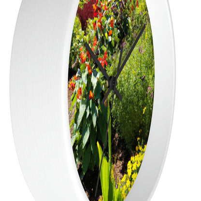 "Garden of Colorful Radiance" - The Alien Wall Clock