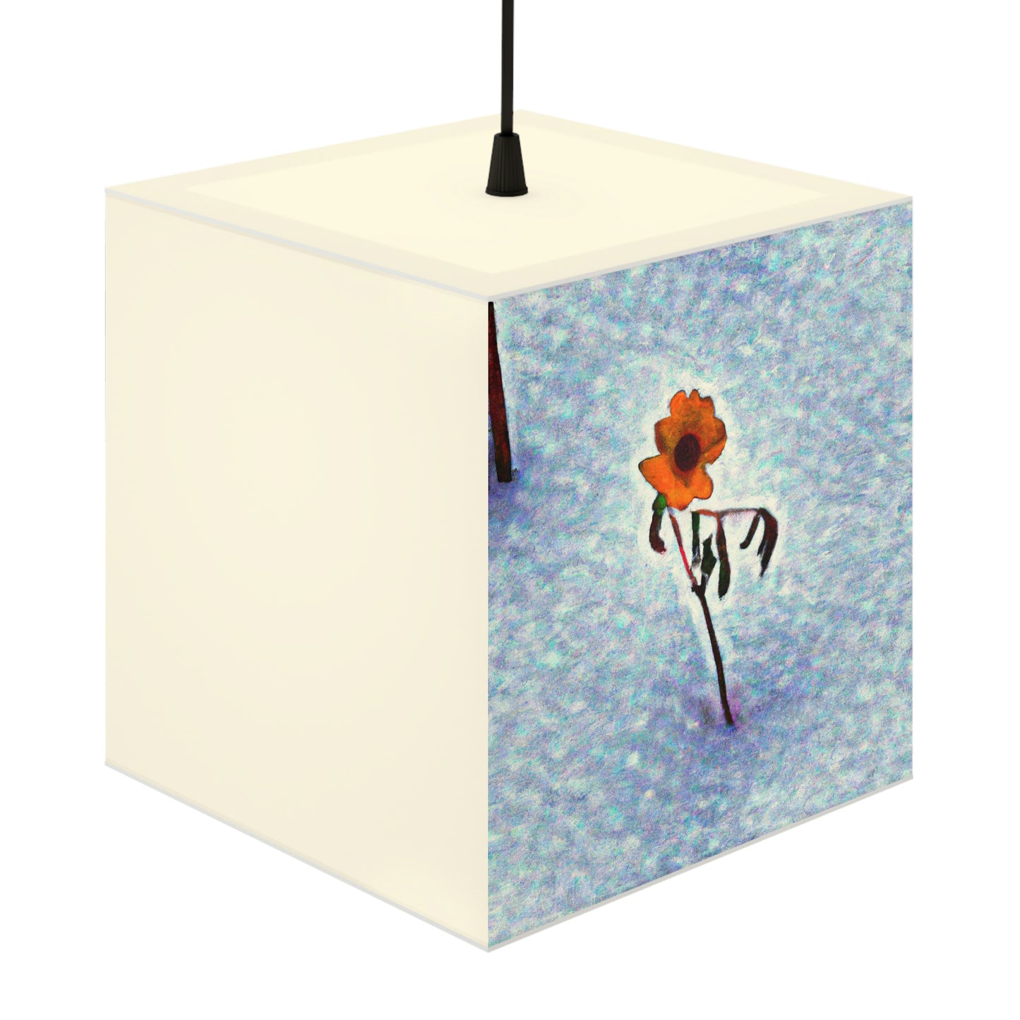 "Eine Blume, die sich weigert zu zittern" - Die Alien Light Cube Lampe