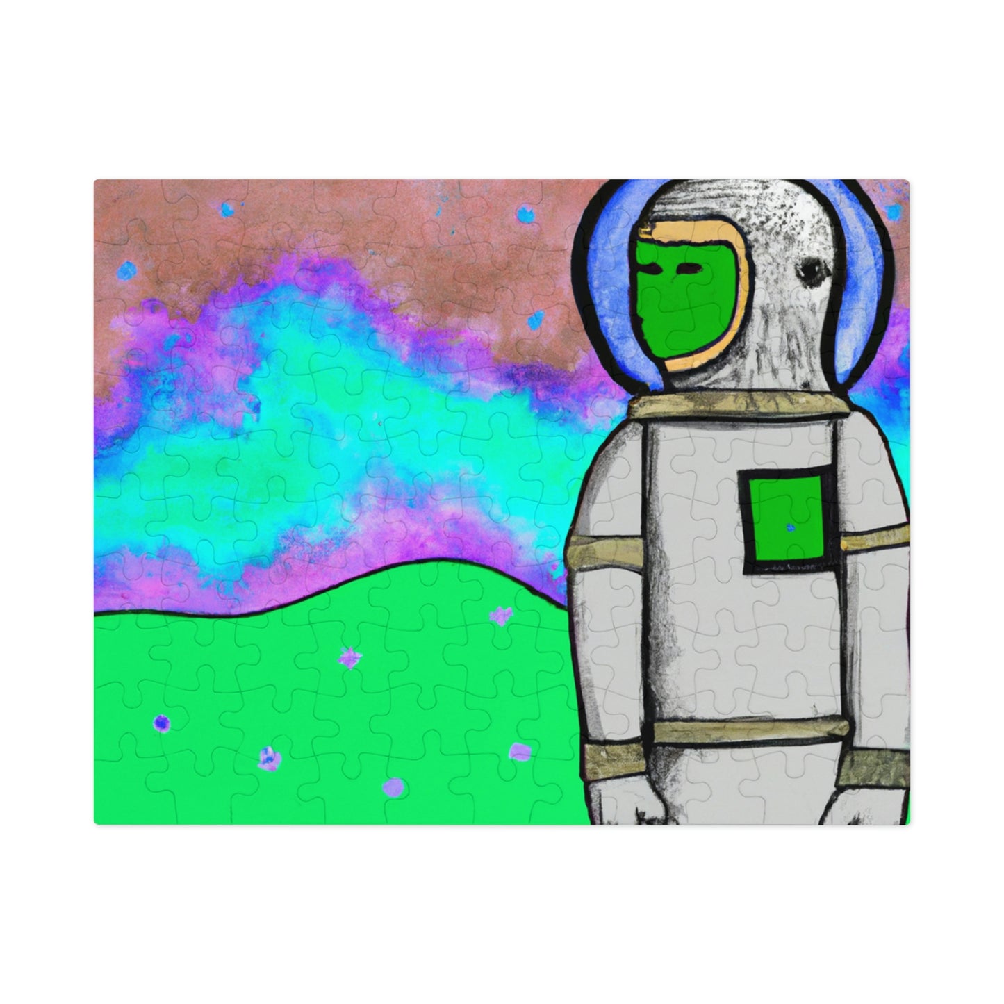 "Alone in the Alien Sky" - The Alien Jigsaw Puzzle