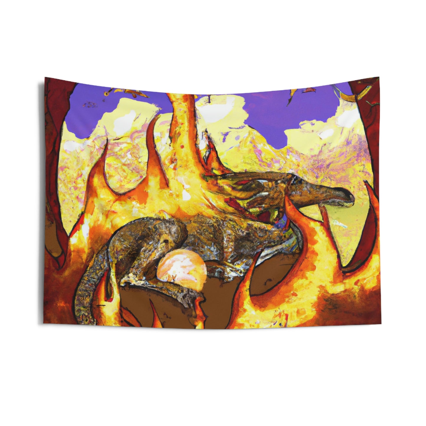 "A Slumbering Dragon in an Infernal Embrace" - The Alien Wall Tapestries