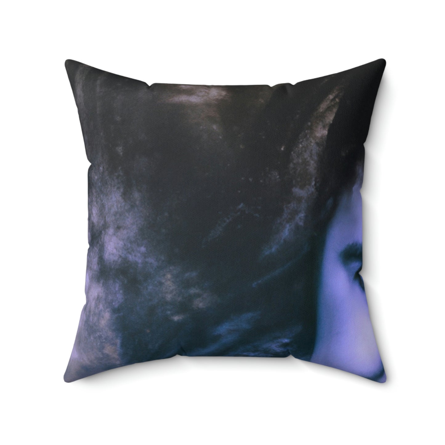 Through the Misty Veil - The Alien Square Pillow