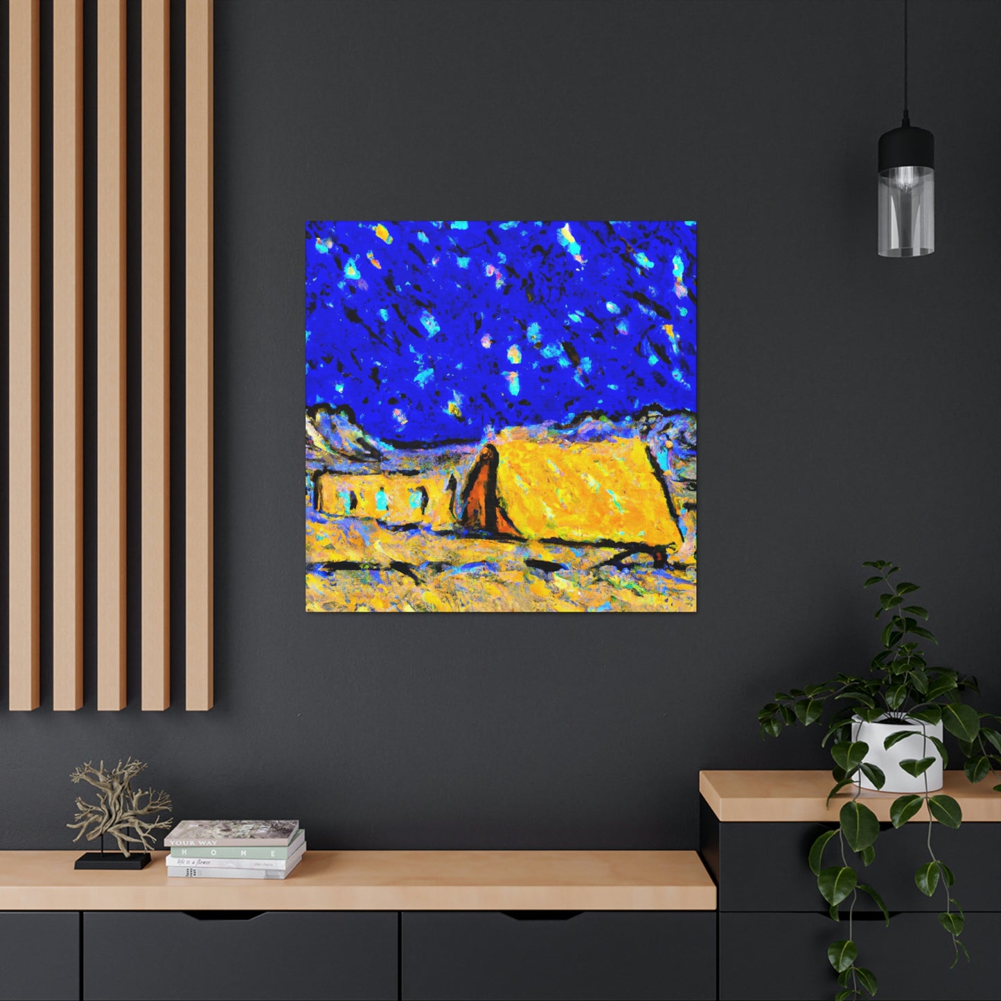 "Enchanted Sands of the Night Sky" - The Alien Canva